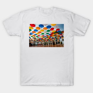 Colourful Umbrellas Torrox Spain T-Shirt